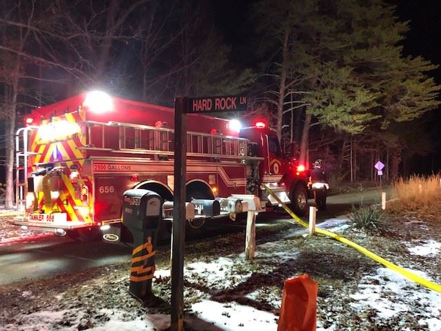 Goochland Fire Rescue - New Town Road - House Fire - January 7 2022 004