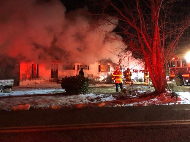 Goochland Fire Rescue - Shallow Well Road - House Fire - January 8 2022 001