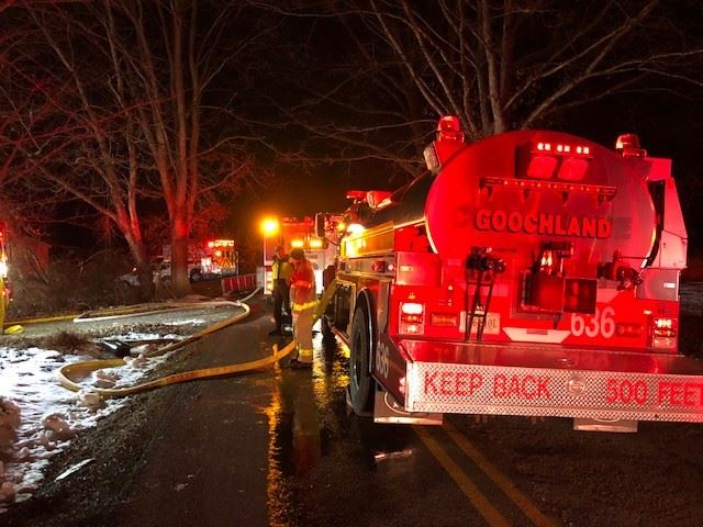 Goochland Fire Rescue - Shallow Well Road - House Fire - January 8 2022 004