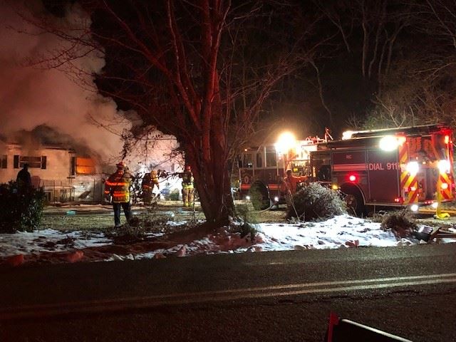 Goochland Fire Rescue - Shallow Well Road - House Fire - January 8 2022 006