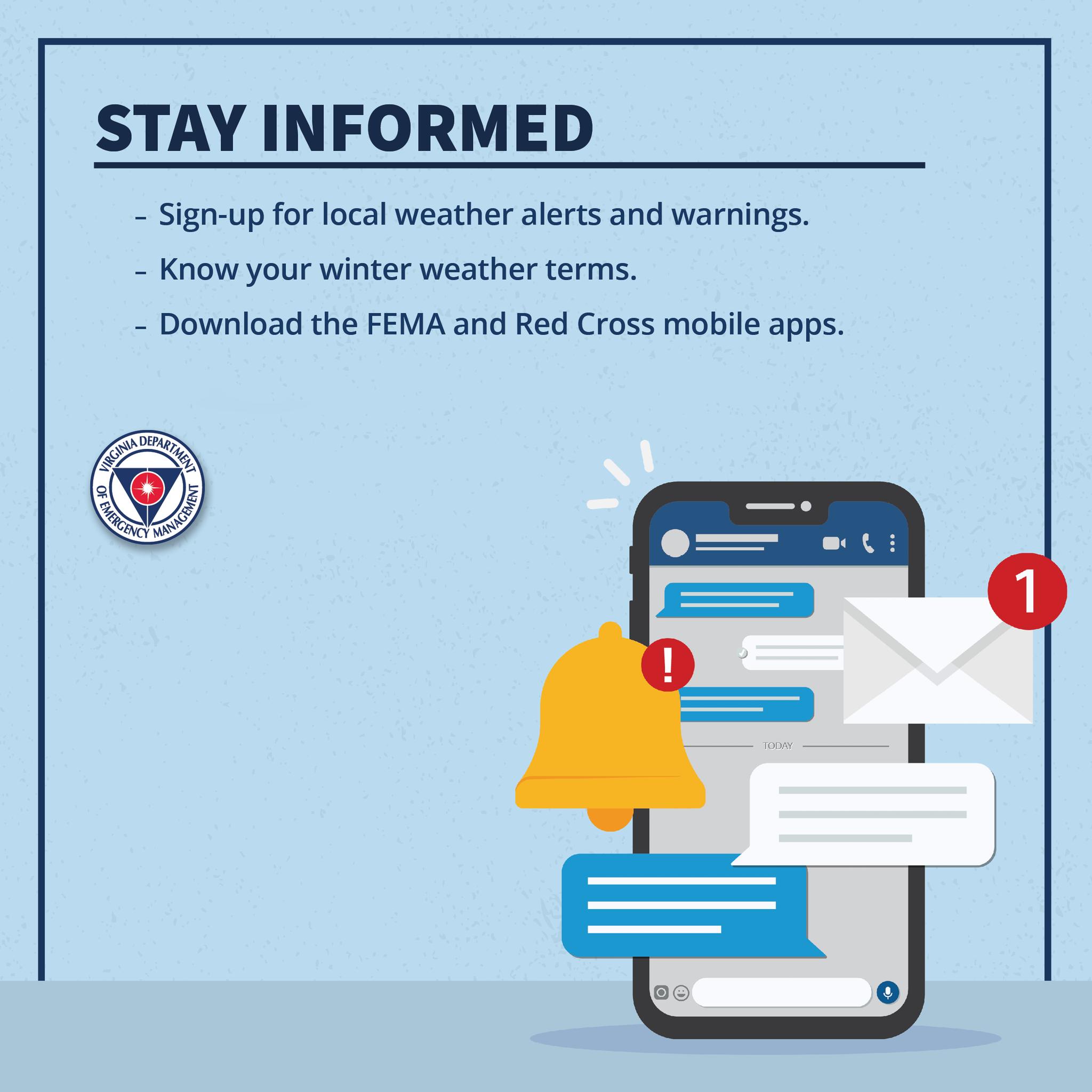 VDEM - Stay Informed Alerts