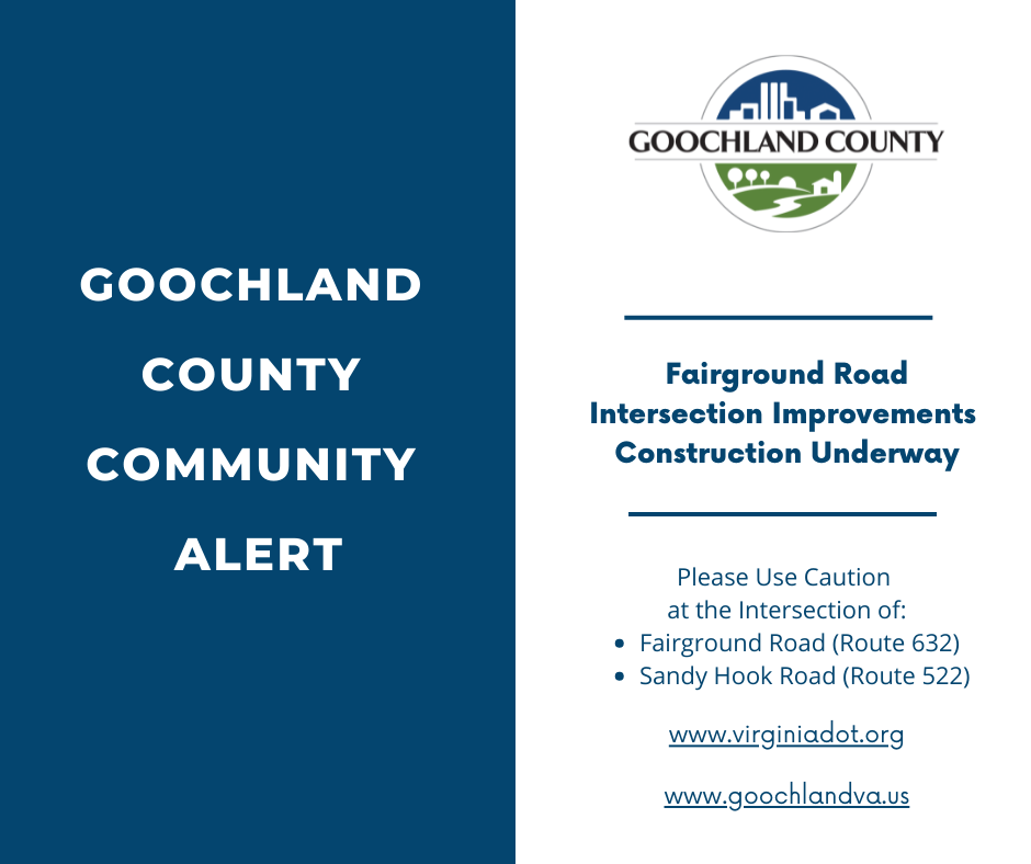 Fairground Road Intersection Improvements Roundabout - Use Caution