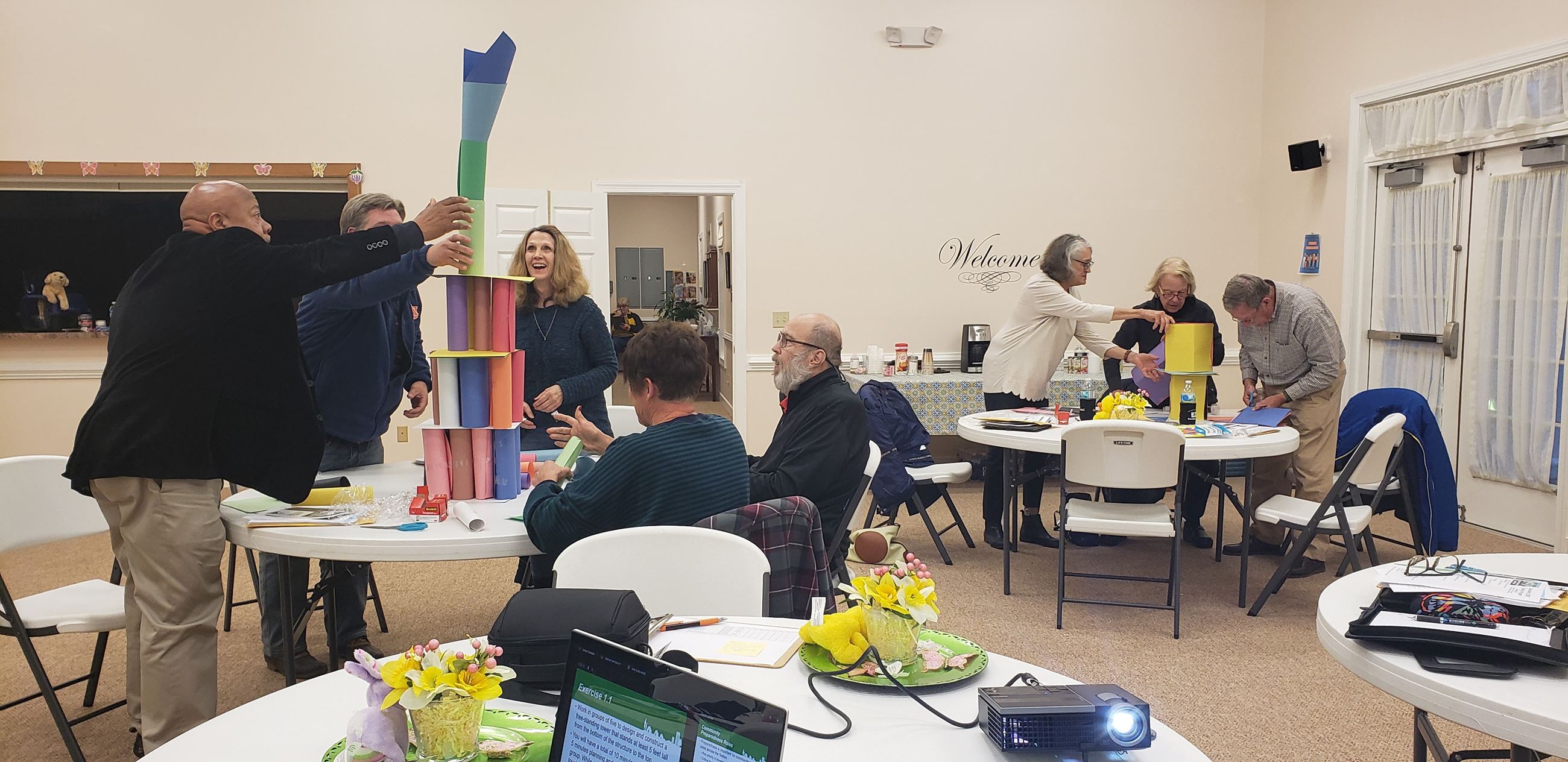 Goochland 2022 CERT Class - Practicing teamwork