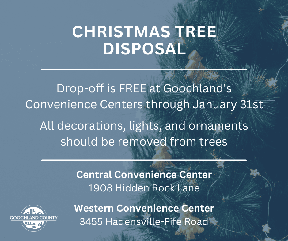 Goochland - Christmas Tree Disposal 2023