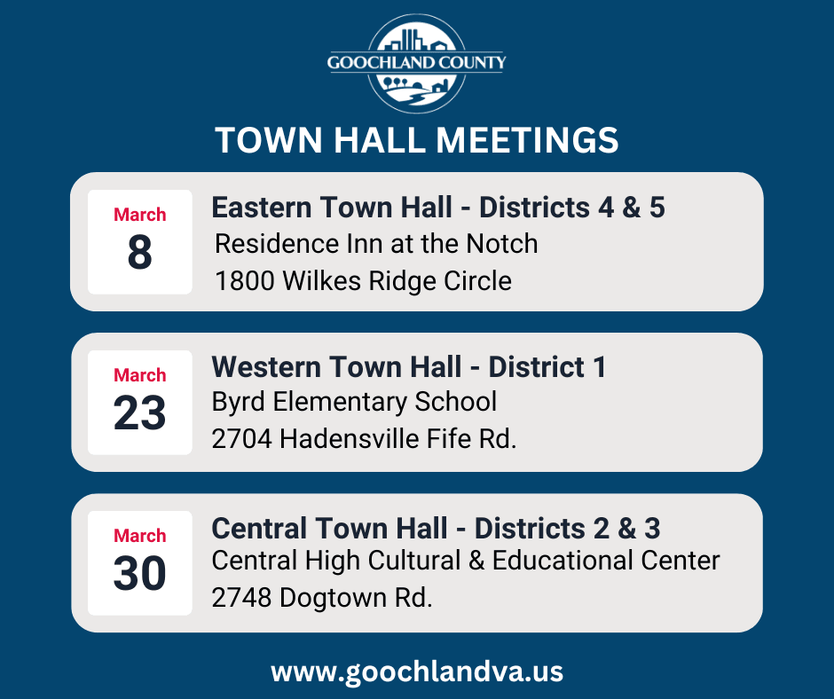 Goochland March 2023 Town Halls
