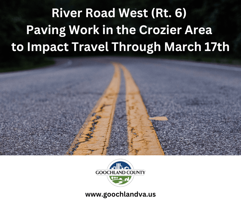 River Road West - Paving Work March 2023