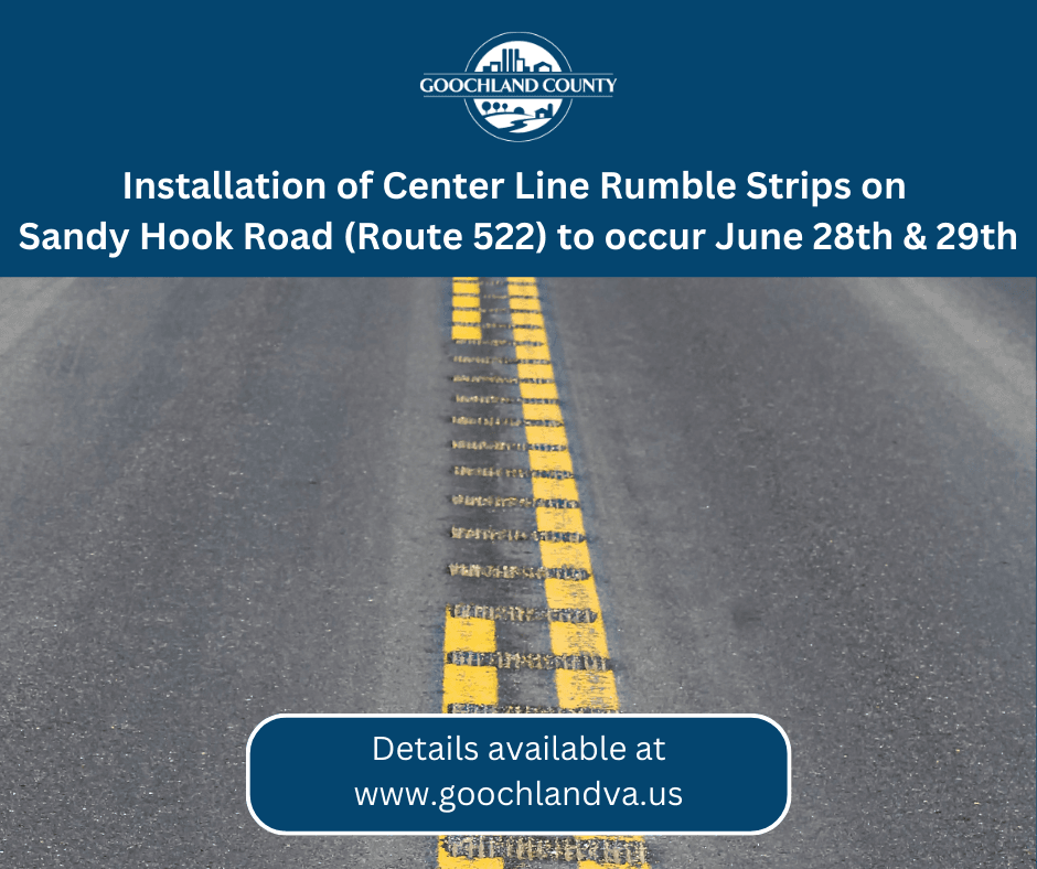 Centerline Rumble Strips - Sandy Hook Rd - June 28 - 29 